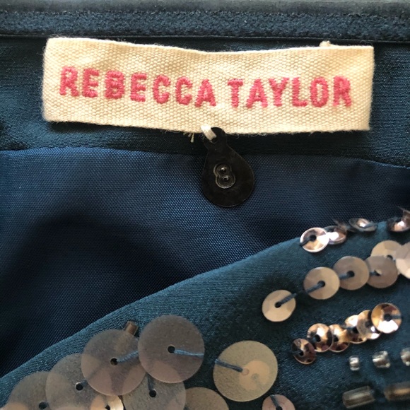 Rebecca Taylor Peacock Sequin Dress - Picture 5 of 6